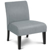 Modern Upholstered Armless Cozy Fabric Chair