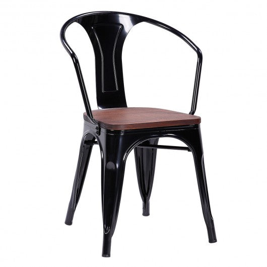 Set of 2 Tolix Style Armchair