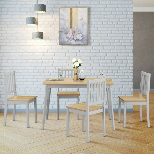 5 Piece Mid Century Modern Dining Table Set