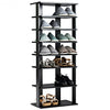 7 Tiers Big Shoe Rack Wooden Shoes Storage Stand