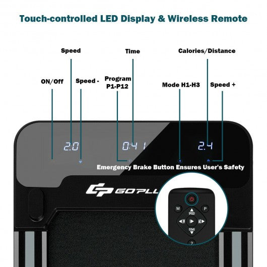 1 HP Walking Treadmill with  Remote Controller