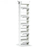 Rotated Shoe Rack 9 Tier Wooden Shoe Organizer