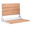 Wall Mounted Teak Wooden Folding Shower Bath Seat