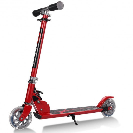 Folding Aluminum Kids Kick Scooter with LED Lights
