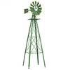 8Ft Tall Windmill Ornamental Wind Wheel