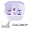 4 Rollers Bubble Heating Foot Spa Massager