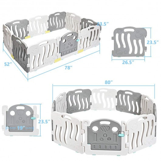 10-Panel Kids Safety Activity Center