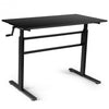 Height Adjustable Standing Desk with Crank Handle