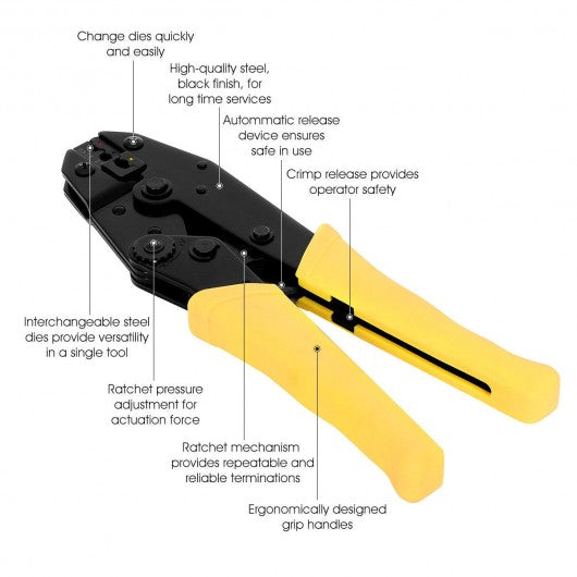 Pliers 0.5-35 mm2 Crimping Tool Kit