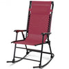 Zero Gravity Folding Rocking Chair Rocker Porch