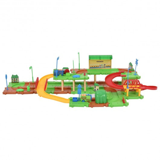 71 pcs Railway Train Building Blocks Brick Toy