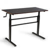 Height Adjustable Standing Desk with Crank Handle