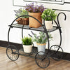 Heavy Duty Metal Flower Cart Plant Stand