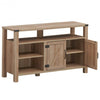 Entertainment TV Stand with Storage Cabinet & Shelf