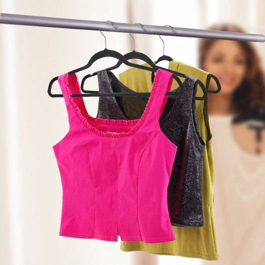 100 pcs Velvet Clothes Suit/Shirt/Pants Hangers