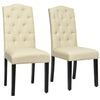 Set of 2 Tufted Upholstered Dining Chair