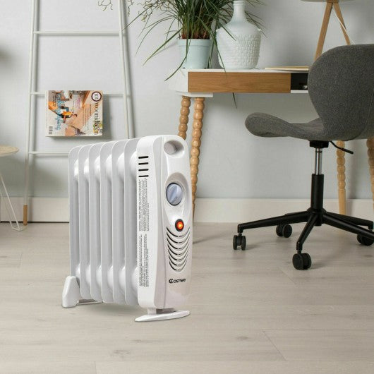 700 W Portable Mini Electric Oil Filled Radiator Heater