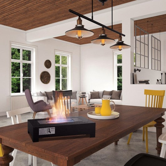 Stainless Steel Portable Tabletop Ventless Bio Ethanol Fireplace