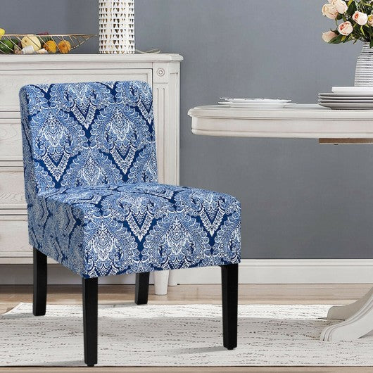 Armless Accent Upholstered Fabric Dining Chair