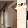 Modern 3-light Bubbled Glass Vanity Light