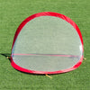 Set of 2 Portable 4' Pop-up Soccer Goals Set w/ Carrying Bag