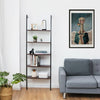 5-Tier Metal Frame Ladder Shelf