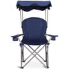 Portable Folding Beach Canopy Chair with Cup Holders