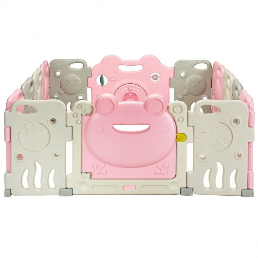 Baby Playpen Activity Center Safety Play Yard Cute Frog