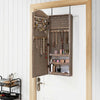 Cabinet Wall/Door Mounted with Mirror Jewelry Armoire