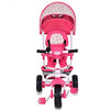 4-in-1 Detachable Baby Stroller Tricycle with Round Canopy