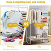 Clothes Garment Rack Free Standing Storage Tower