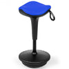 Adjustable Swivel Sitting Balance Wobble Stool Standing Desk Chair