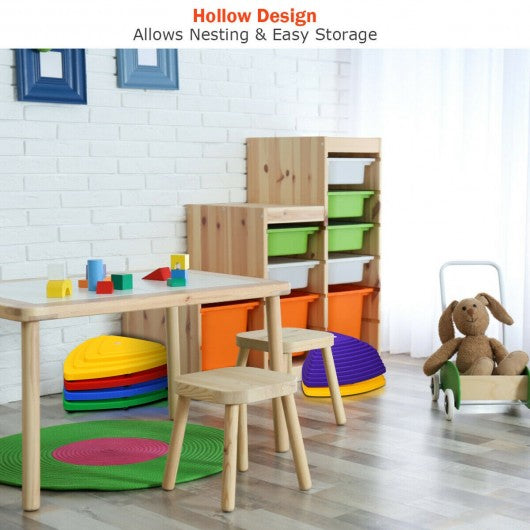 11pcs Non-Slip Bottom Kids Balance Stepping Stones