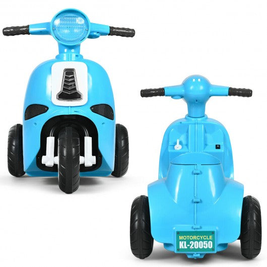 6V Electric Kids Ride on Motorcycle 3 Wheel Scooter