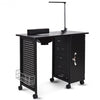 Deluxe Salon Steel Frame Manicure Table