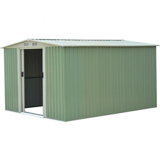 Galvanized Steel Garden Storage Shed Tool House