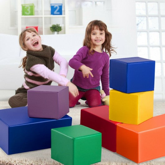 7 Pieces Set PU Foam Big Building Blocks for Kids