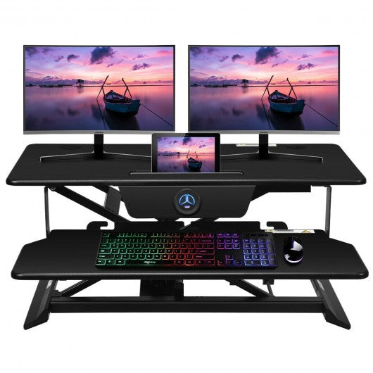 Electric Height Adjustable Standing Desk Coverter