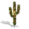 5' / 6' / 7' Artificial Cactus Christmas Tree with Lights-7'