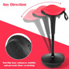 Adjustable Swivel Sitting Balance Wobble Stool Standing Desk Chair