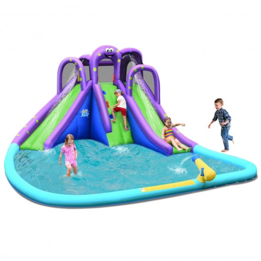 Inflatable Water Park Mighty Bounce House with Large Pool