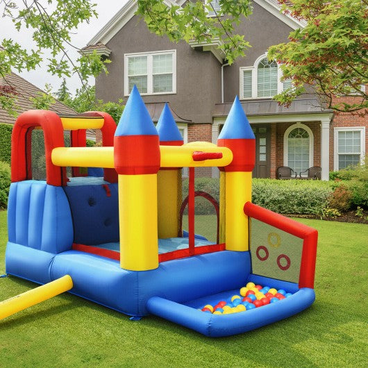 Inflatable Bounce House with Balls & 780W Blower