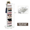 Rotated Shoe Rack 9 Tier Wooden Shoe Organizer