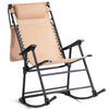 Zero Gravity Folding Rocking Chair Rocker Porch