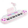 Multifunctional 37 Electric Keyboard Piano with Microphone-Pink