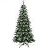 7 ft Snow Flocked Artificial Christmas Hinged Tree