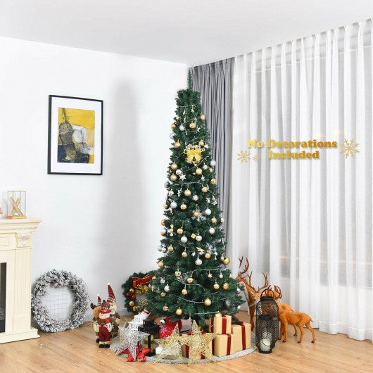 PVC Artificial Slim Pencil Christmas Tree-7'