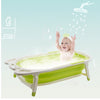 Baby Folding Collapsible Portable Bathtub w/ Block