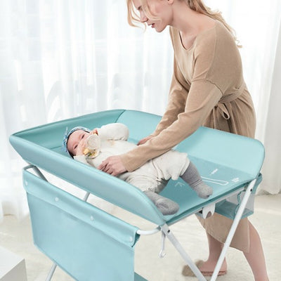 Folding Baby Changing Table with Storage