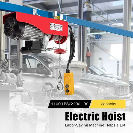 2200lbs Electric Remote Control Hoist Crane